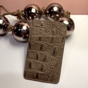 Rare find! BRAHMIN mini wallet, card holder for wristlet or mini purse